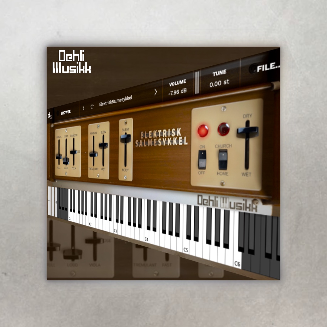 Elektrisk Salmesykkel - A Yamaha L-20D electric harmonium - free decent sampler library